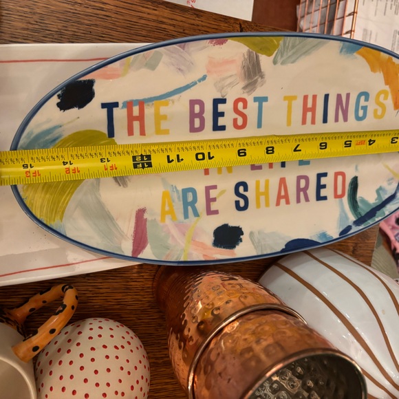 Colorful Ceramic Serving Platter - Picture 10 of 10